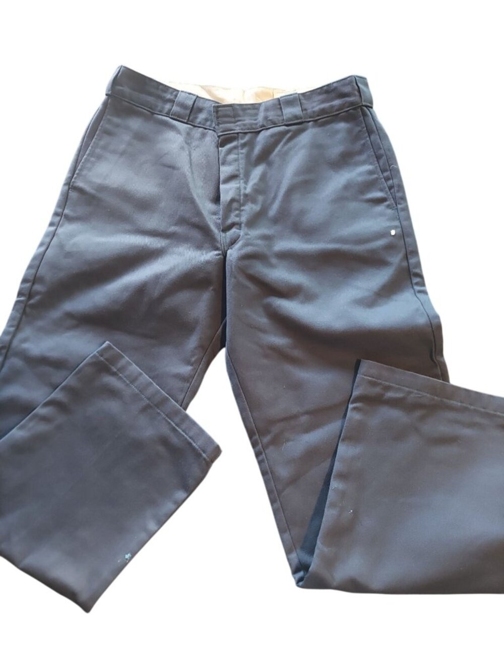 Dickies Navy Blue Work Pants Mens 36x30 Flannel Lined 1515
